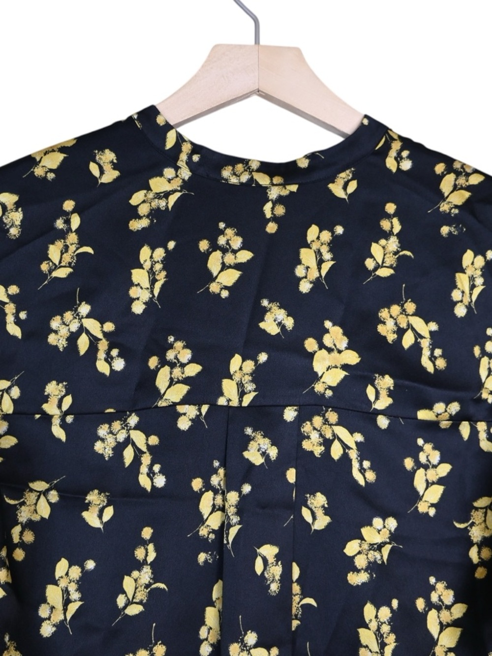 Vince Women's XS Dandelion Button Front Cap Sleeve Blouse - Picture 5 of 10
